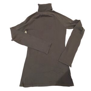 1211 Dolce Medium Turtleneck Dark Grey Long Sleeves New